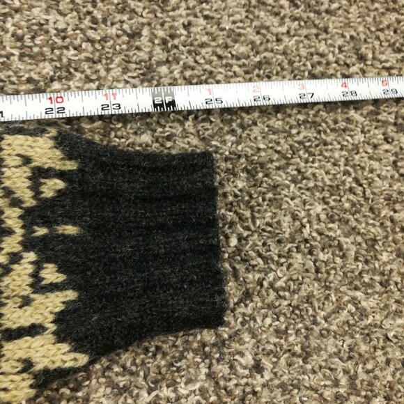 Vintage Woolrich Sweater Wool Blend Fair Isle Reindeer Crewneck Pullover Mens XL - Picture 6 of 9